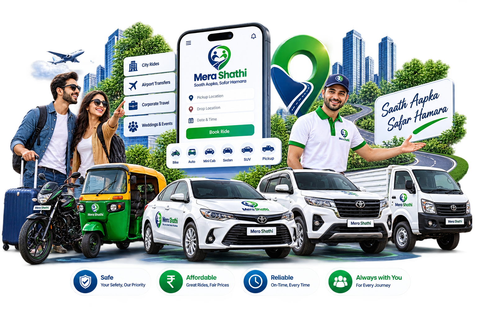 Mera Shathi transportation service