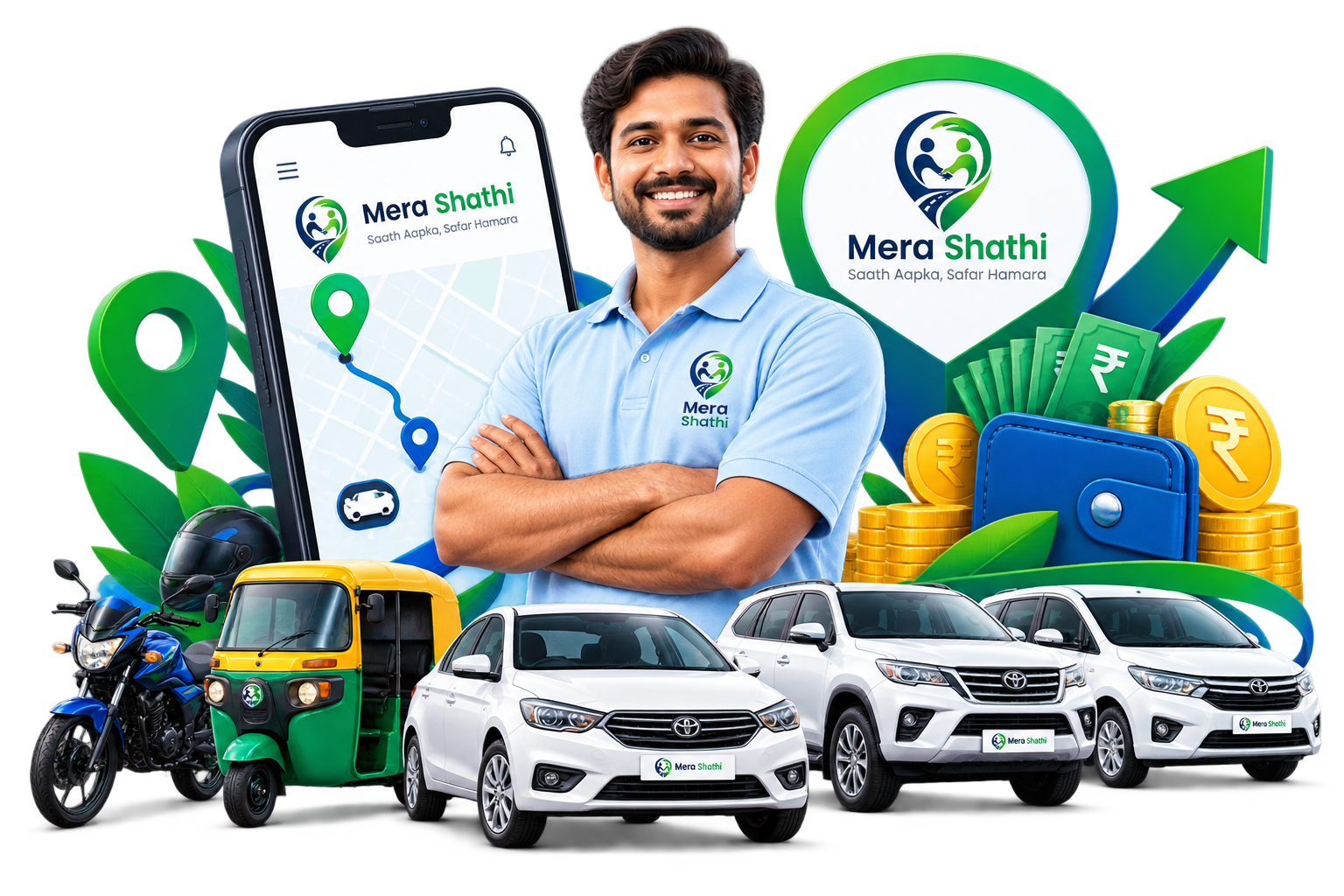 Mera Shathi Driver Partner benefits and earning opportunities
